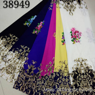 Custom 100% Polyester Printed Pearl Chiffon Dress Fabric